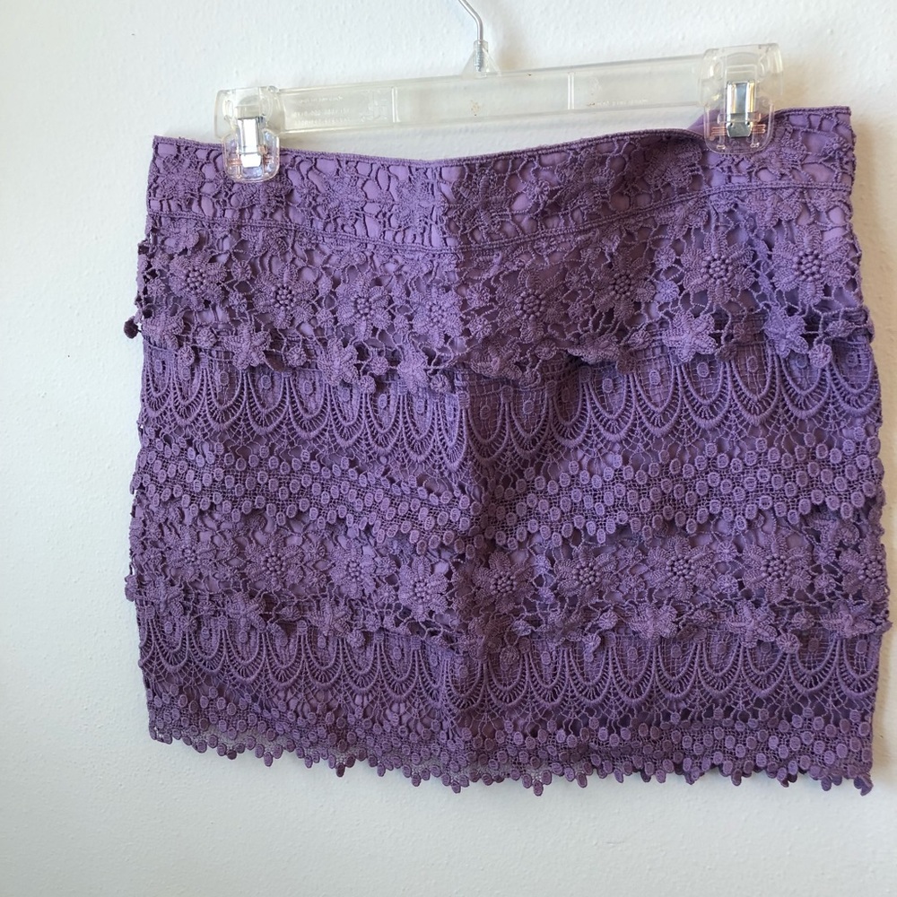 AE Purple Lace Skirt